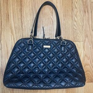Kate Spade Black Quilted Handbag